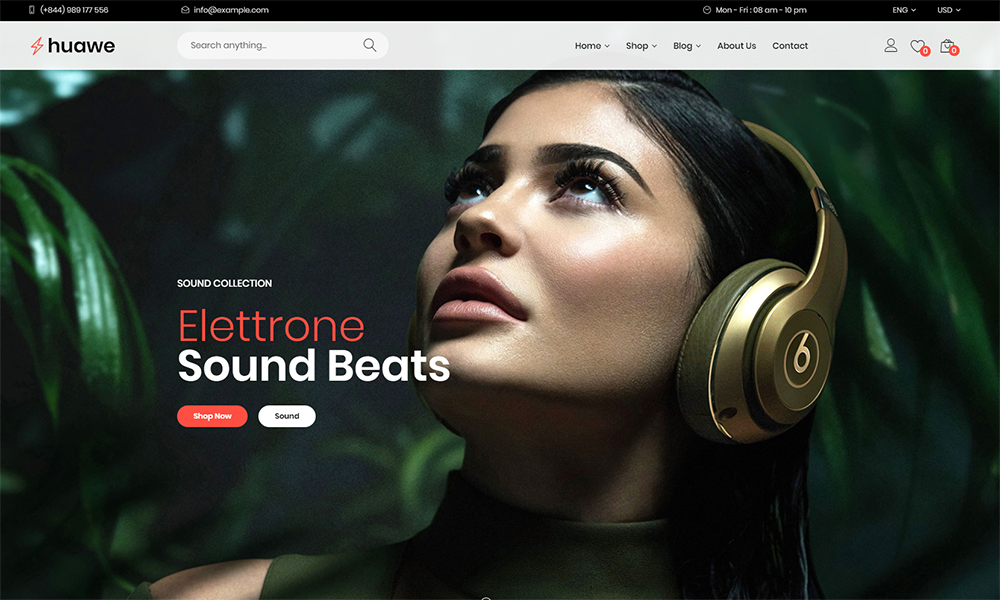 Huawe - Electronics Shop WooCommerce Theme WooCommerce Theme