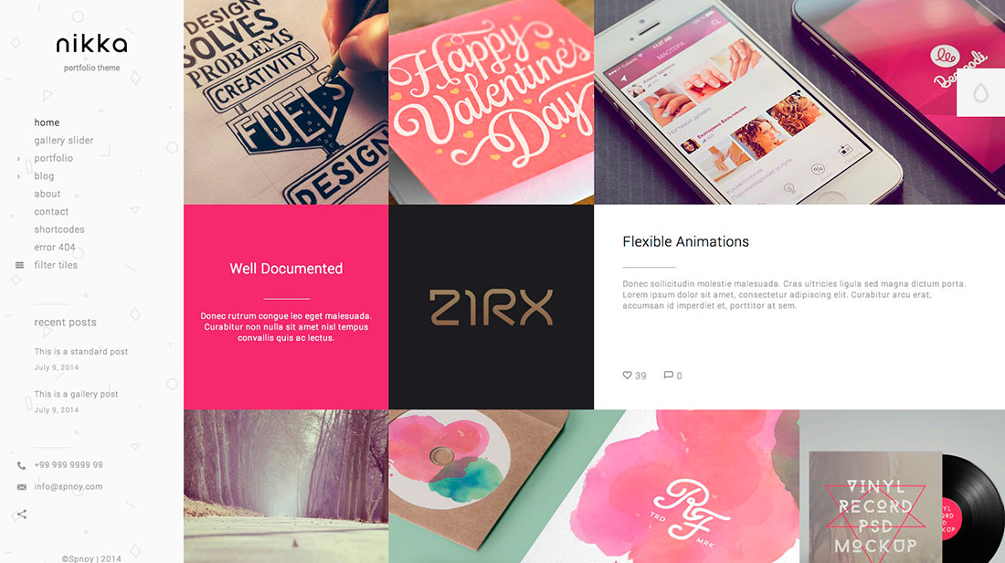 Ajax WordPress Portfolio Themes