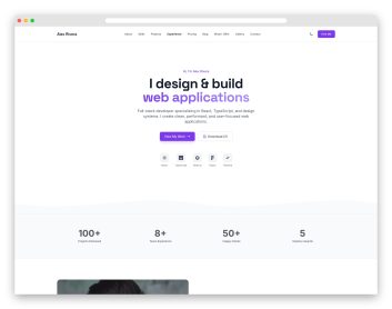 Alex Rivera template preview