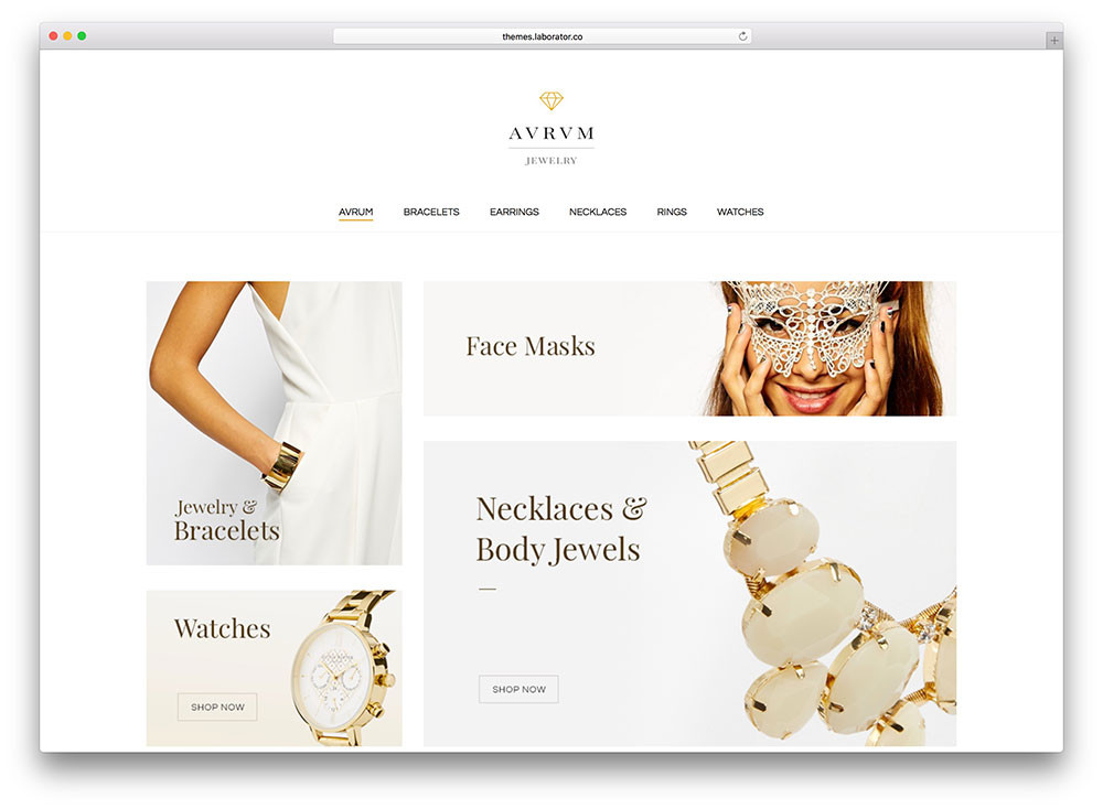 jewelry WooCommerce themes 