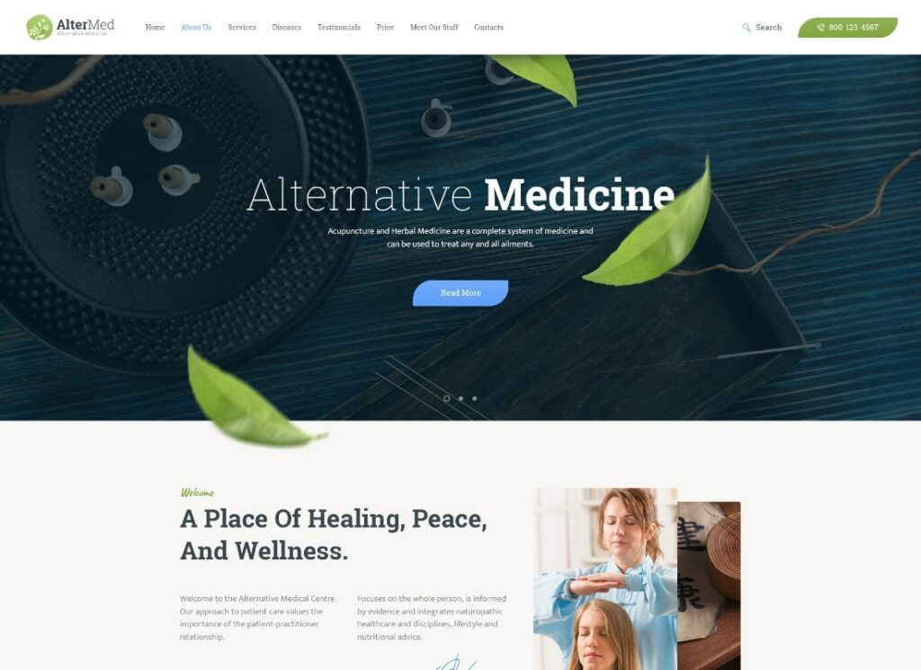 Avicenna | Alternative Medicine WordPress Theme