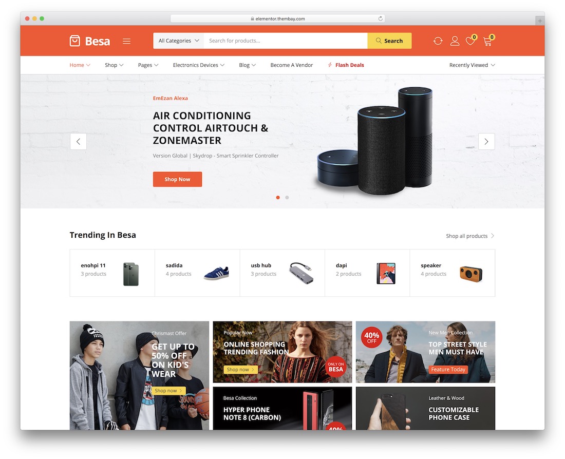 besa marketplace wordpress theme