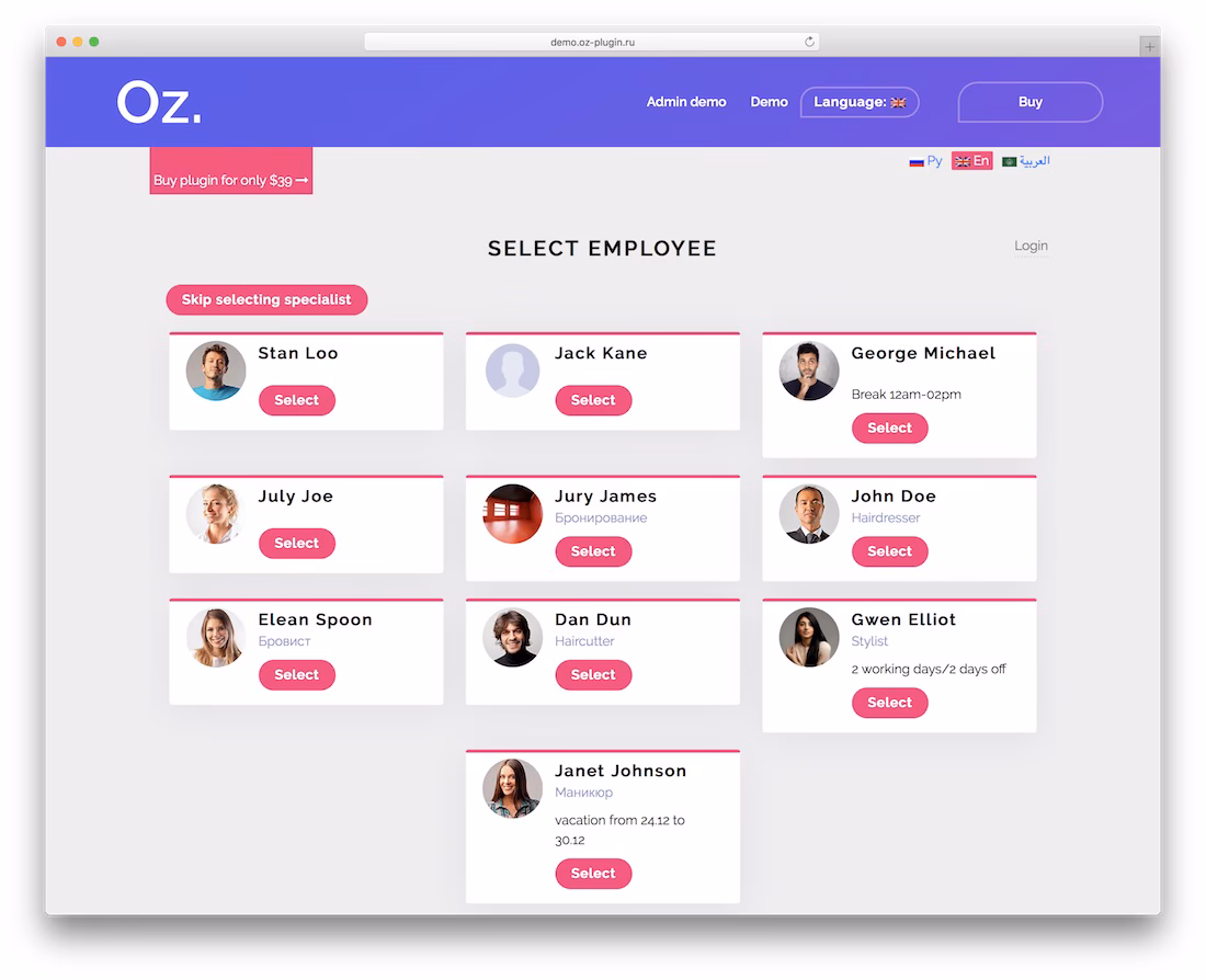 book appointment-online pro wordpress plugin