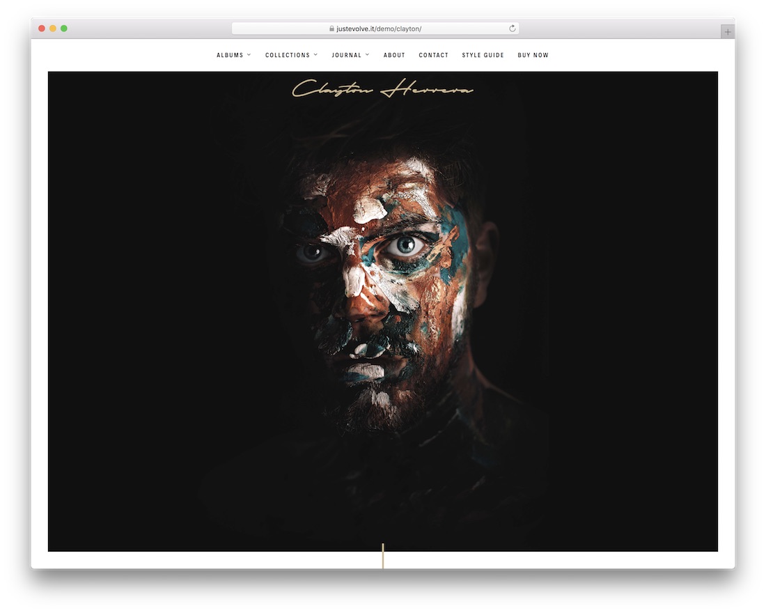 clayton wordpress gallery theme
