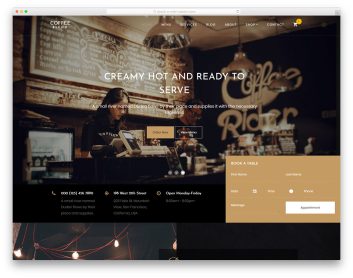 Coffee Blend template preview