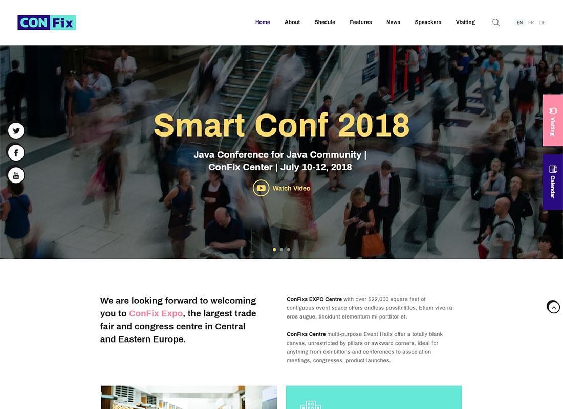 ConFix - Expo & Events WordPress Theme