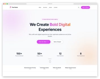 Creativex template preview