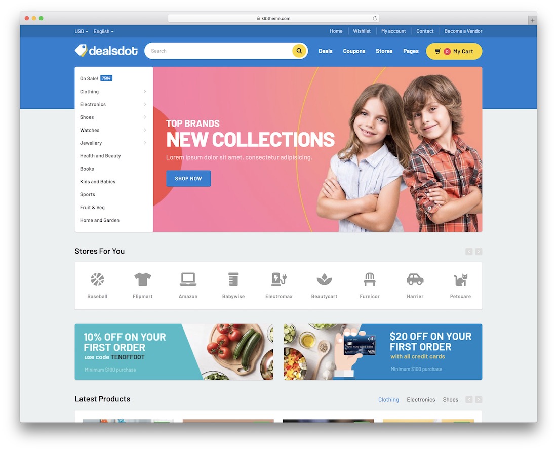 dealsdot marketplace wordpress theme