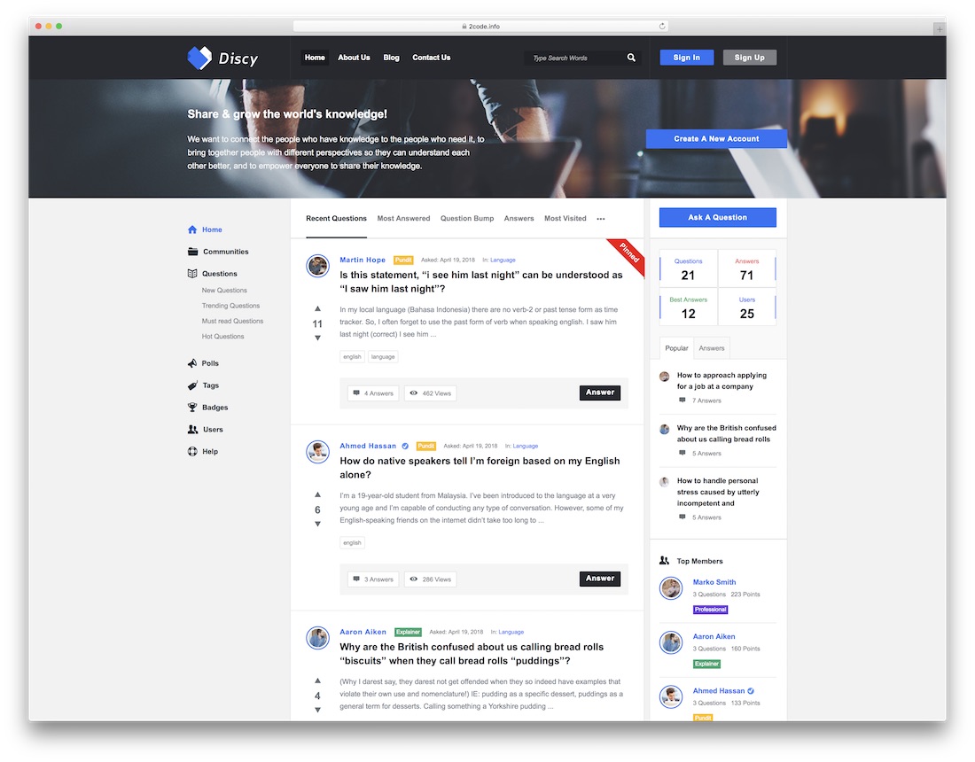 discy knowledge base wiki faq support wordpress theme