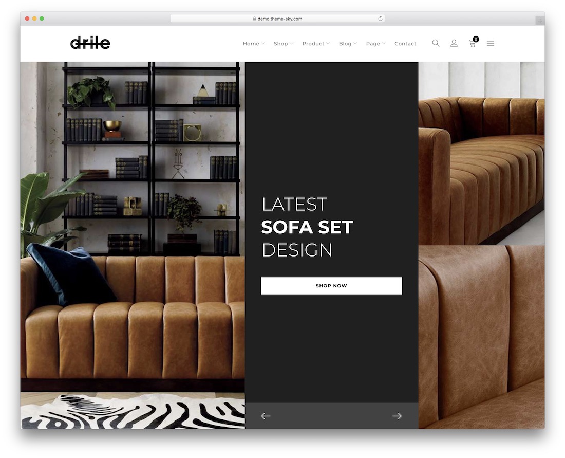 drile furniture wordpress theme