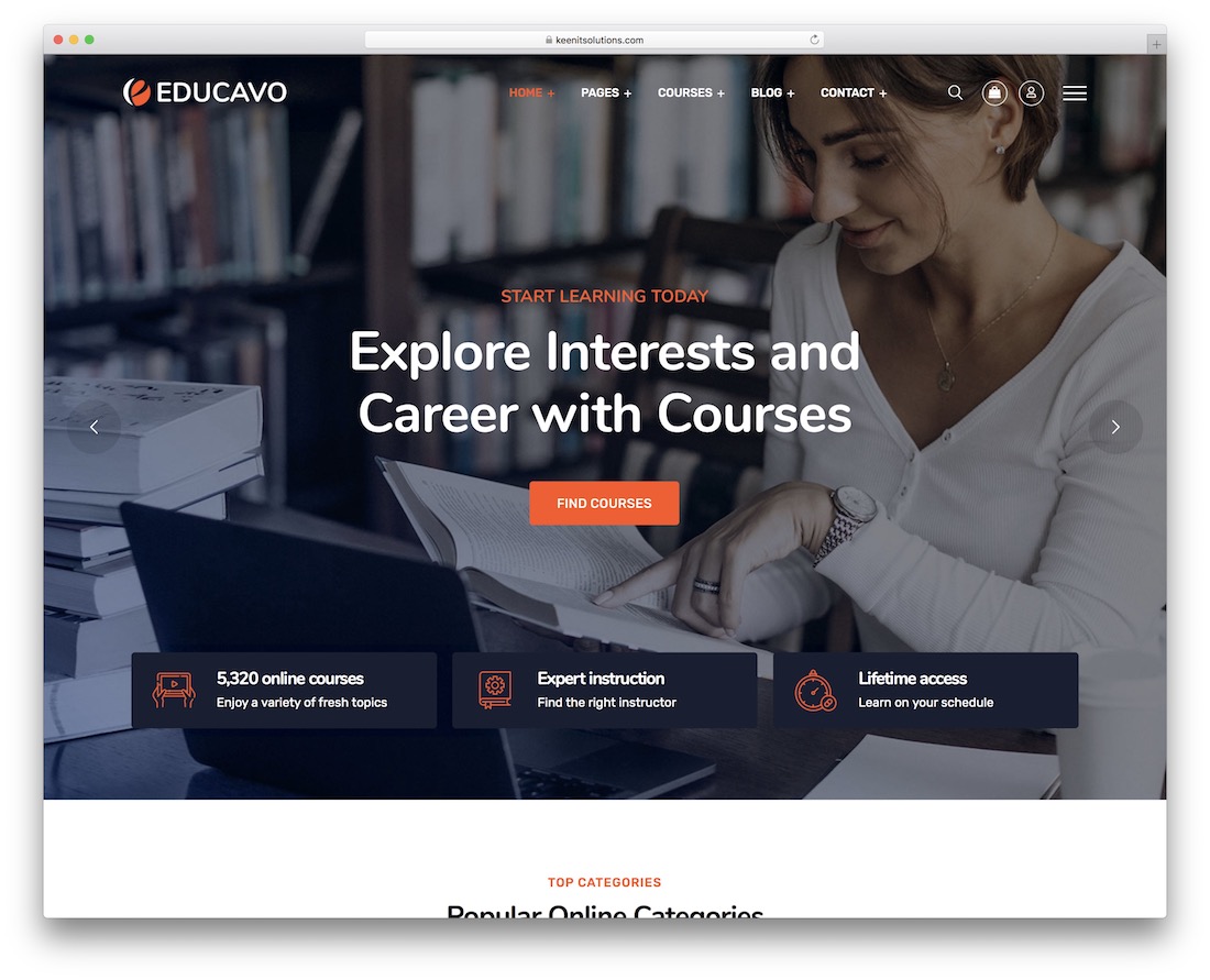 educavo lms wordpress theme