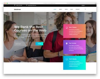 edusmart free template