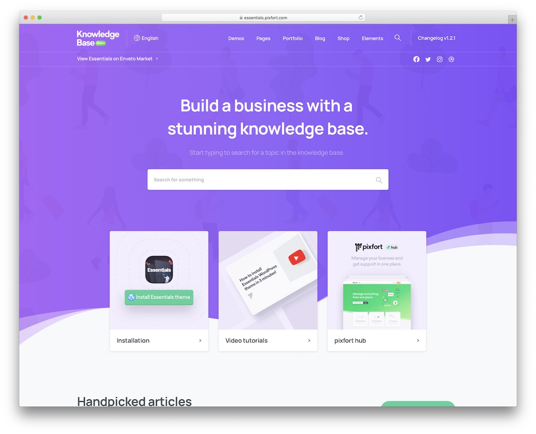 essentials knowledge base wordpress theme