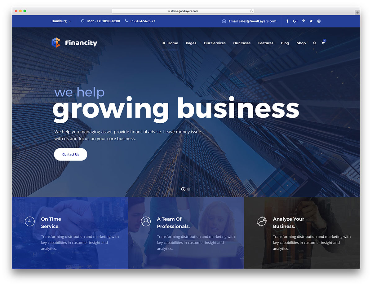 WordPress finance themes