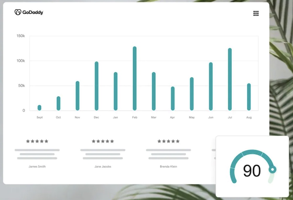GoDaddy performance reports