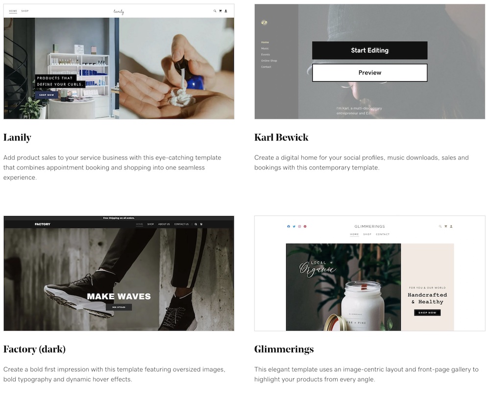 GoDaddy drag and drop website builder templates