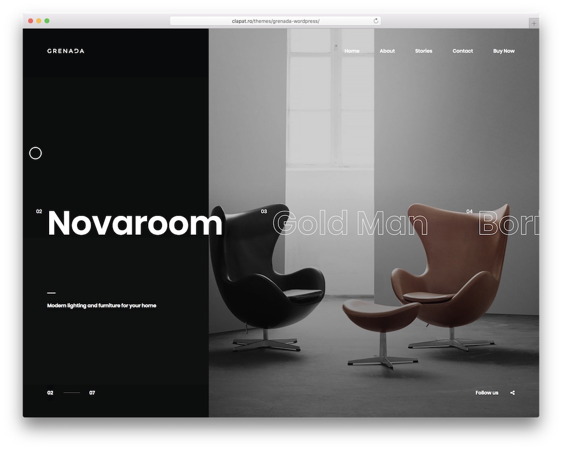 grenada ajax wordpress theme