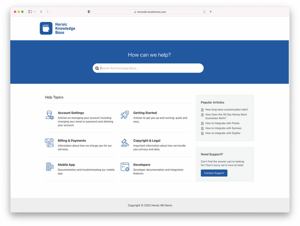 heroic knowledge base wordpress plugin