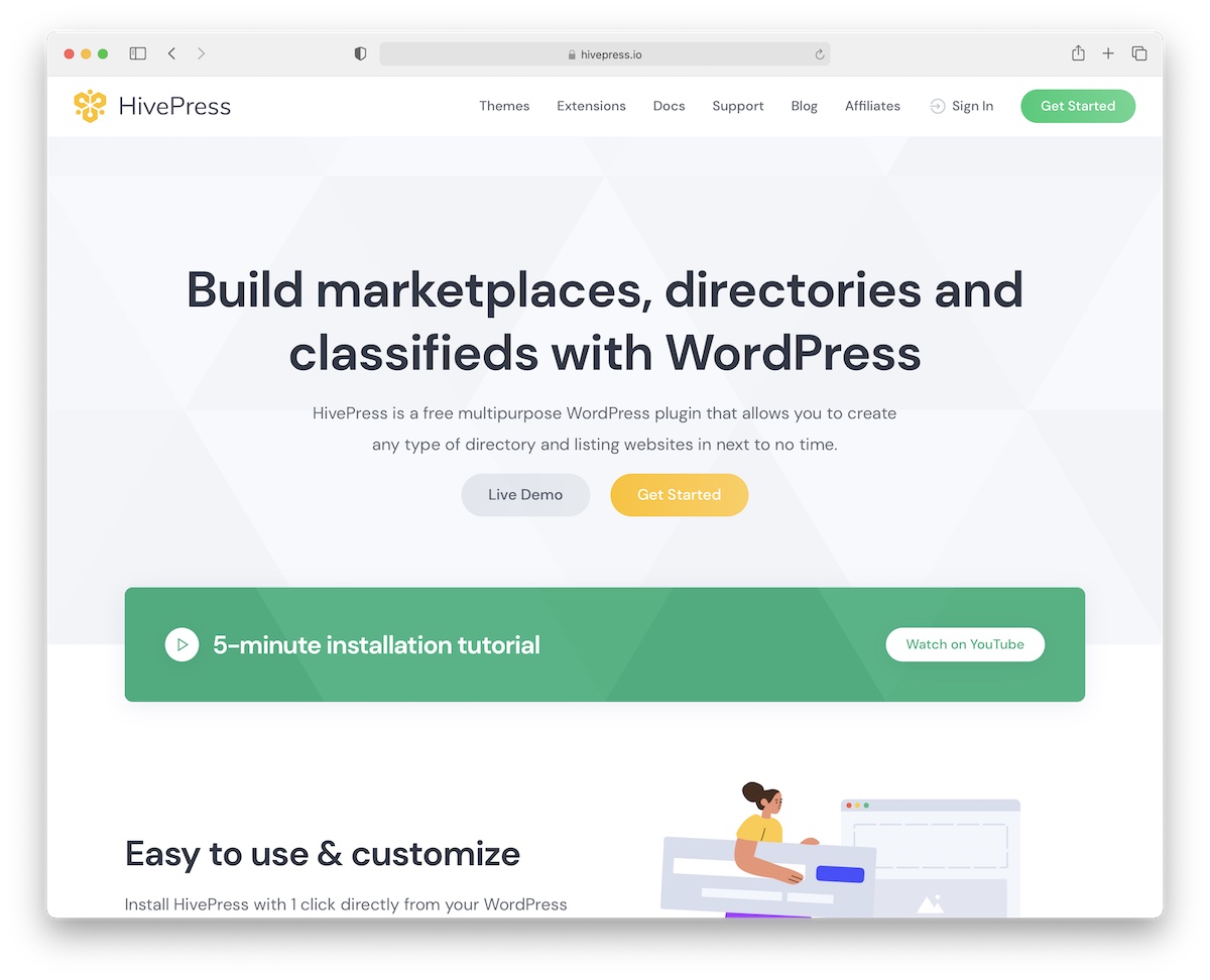 hivepress wordpress directory plugin