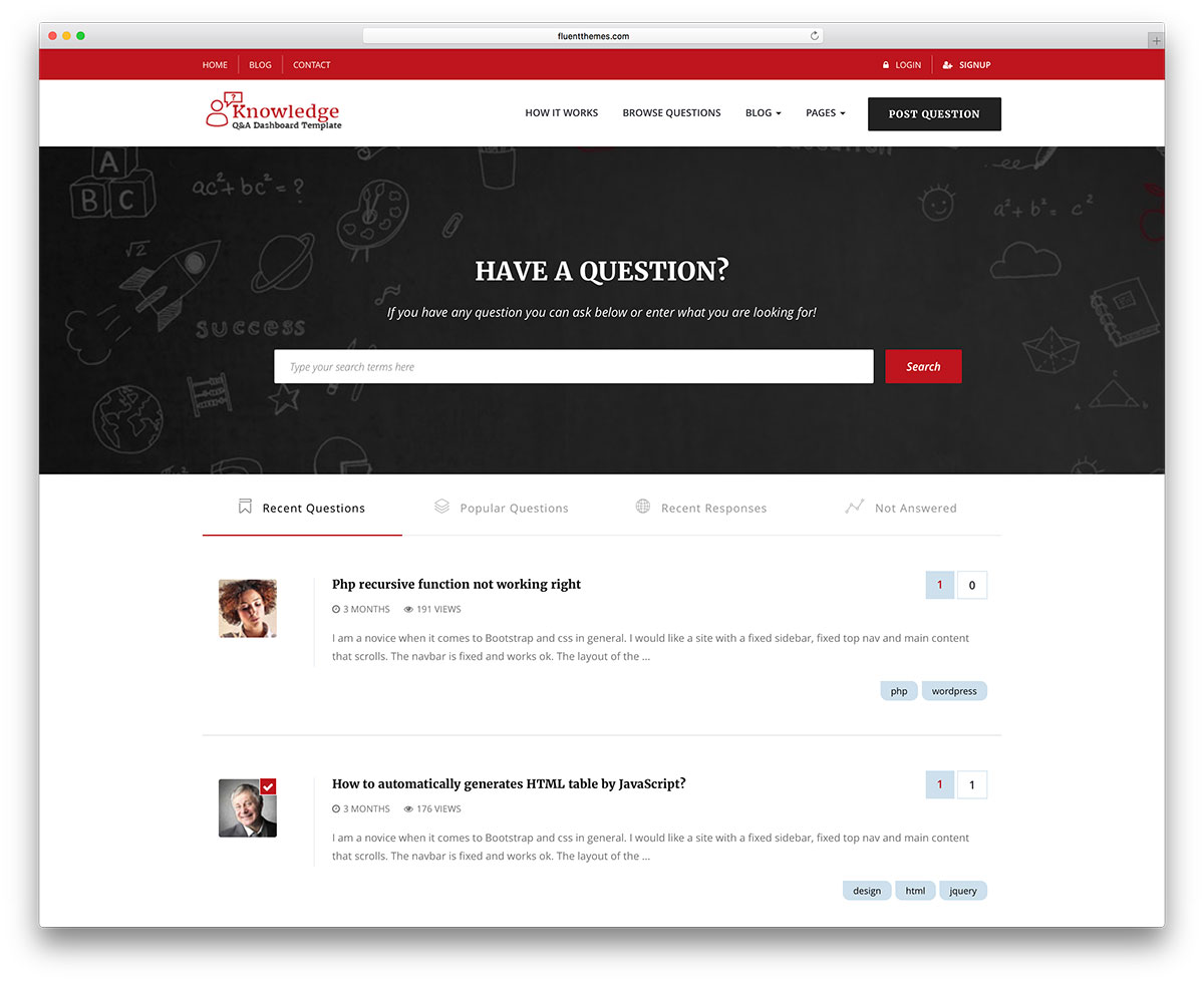 infocenter - knowledge base theme
