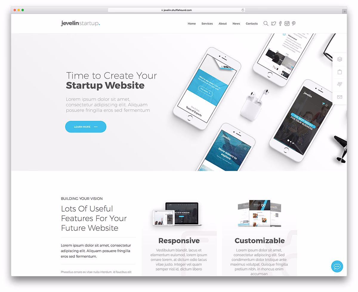 Marketing WordPress themes