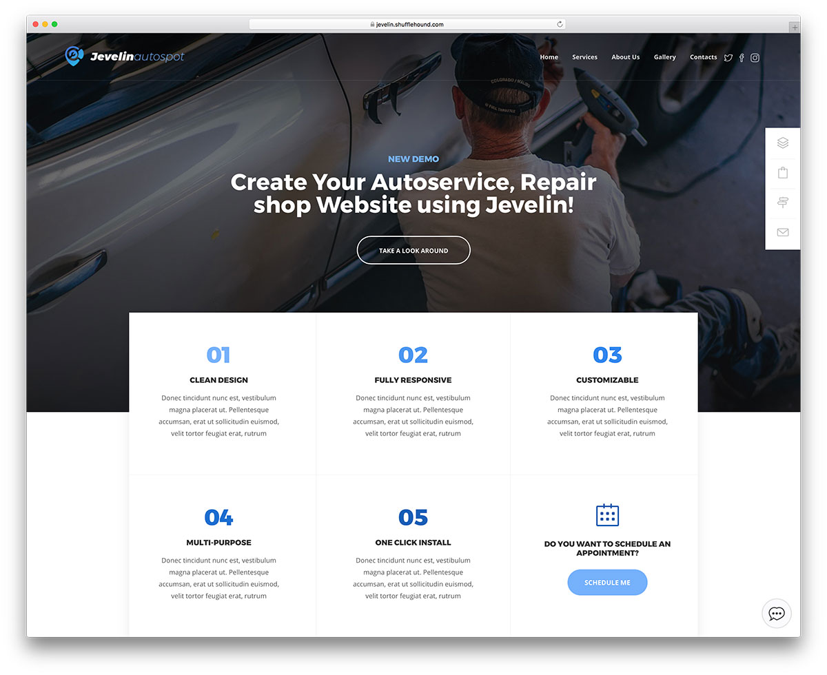 car dealer WordPress themes