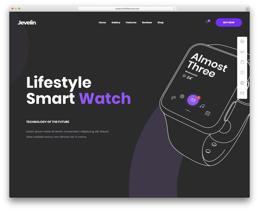 jevelin single product wordpress theme