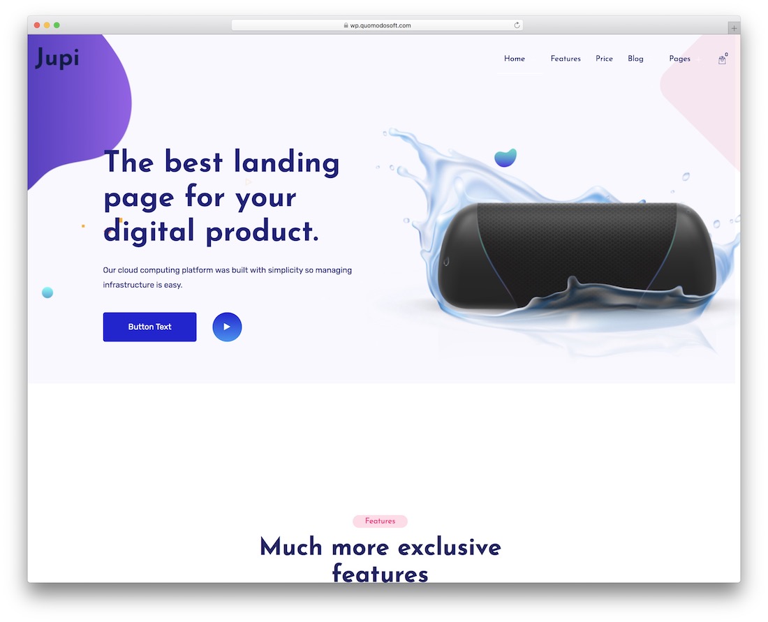 jupi single product wordpress theme