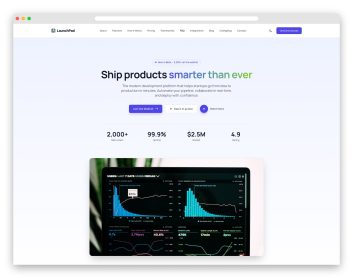 LaunchPad template preview