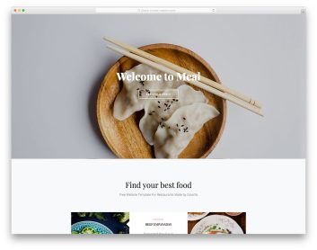 Meal Free Template