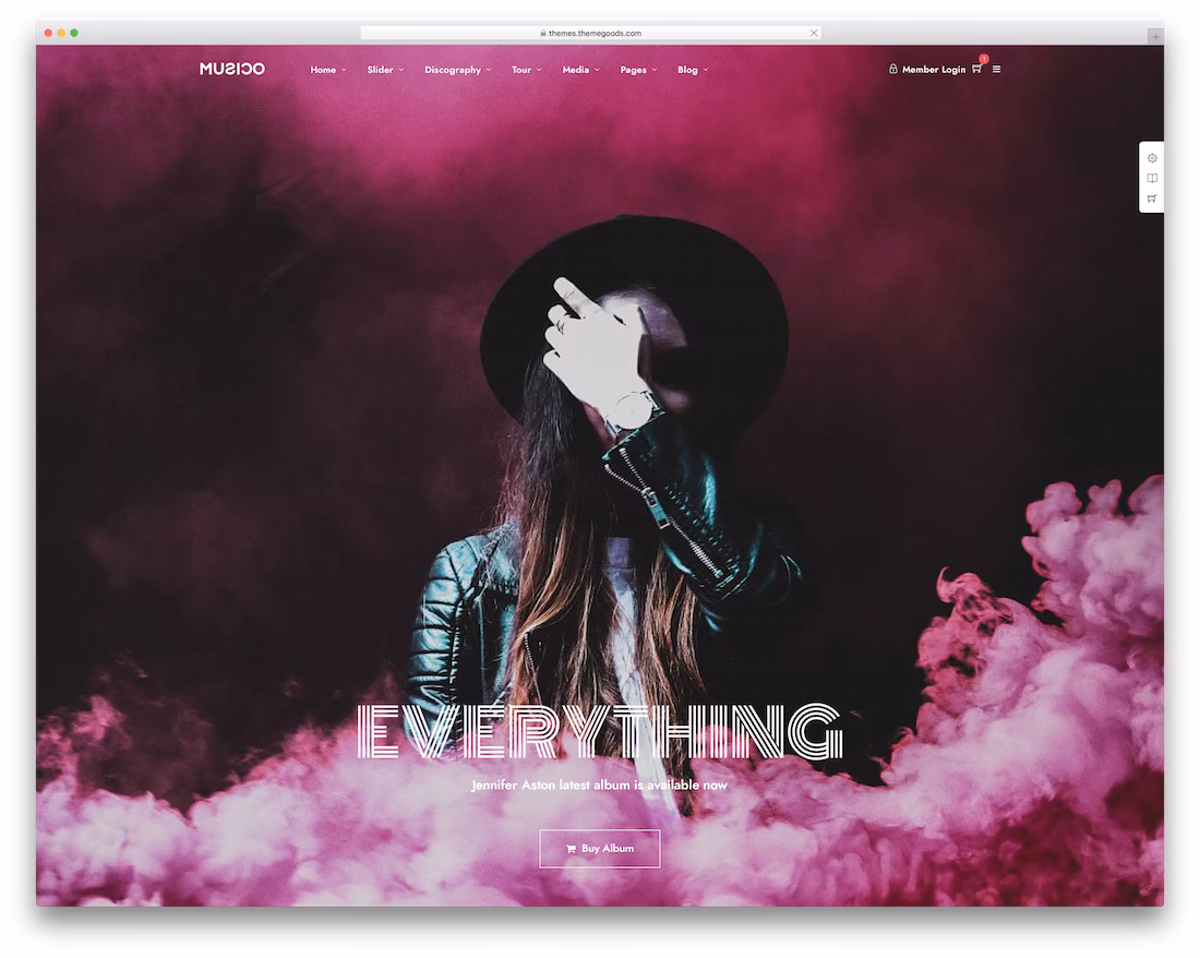 musico music wordpress theme