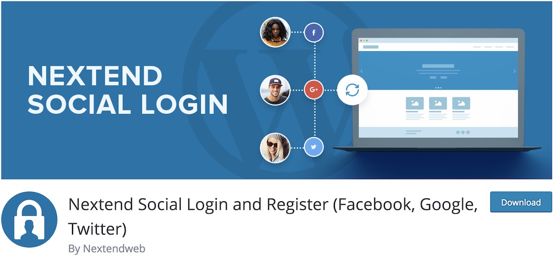 nextend social login and registration