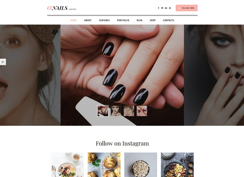 O’Nails | Nail Bar & Beauty Salon WordPress Theme