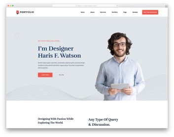 PersonalPortfolio - html website Template