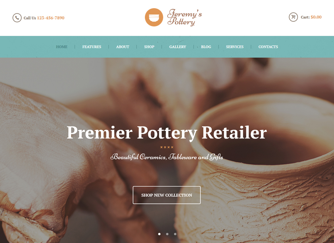 Feremy's Pottery | Pottery and Ceramics WordPress Theme