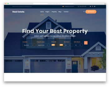 Real Estate 2 Free Template