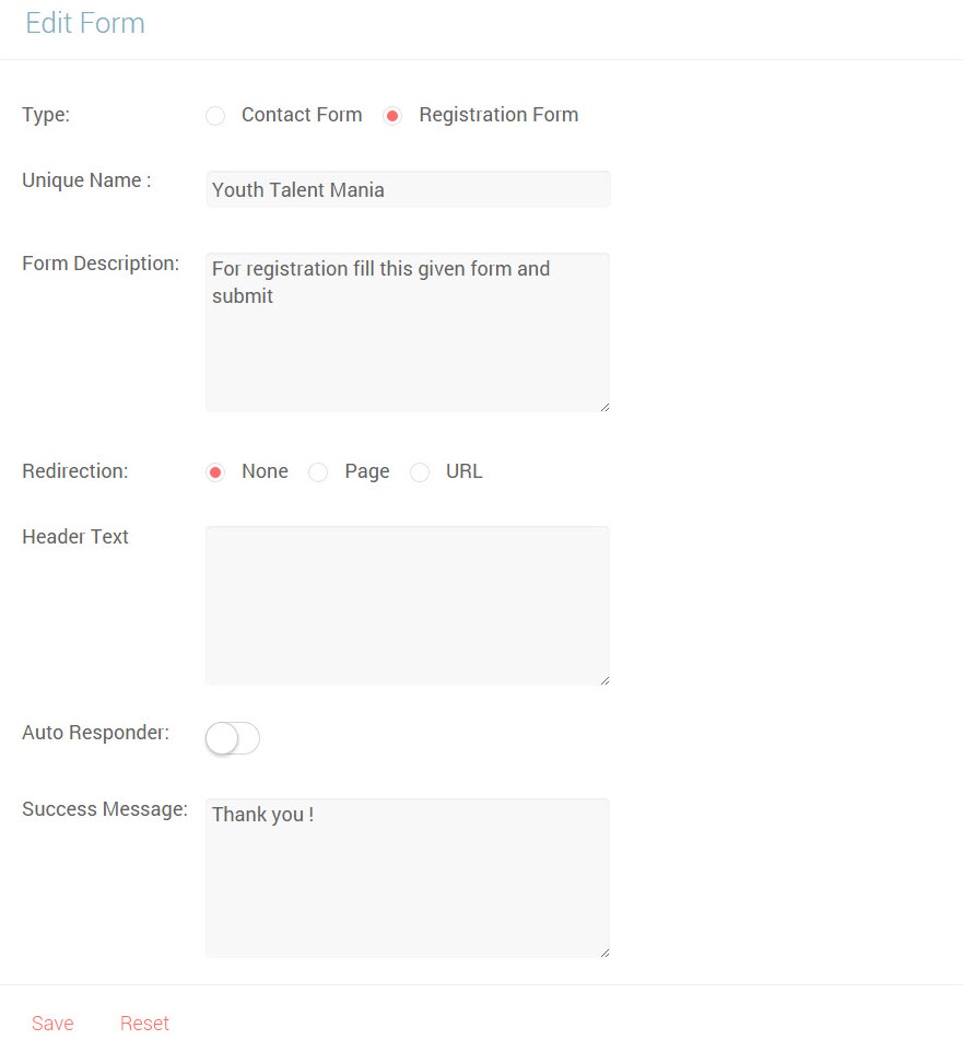 RegistrationMagic Demo