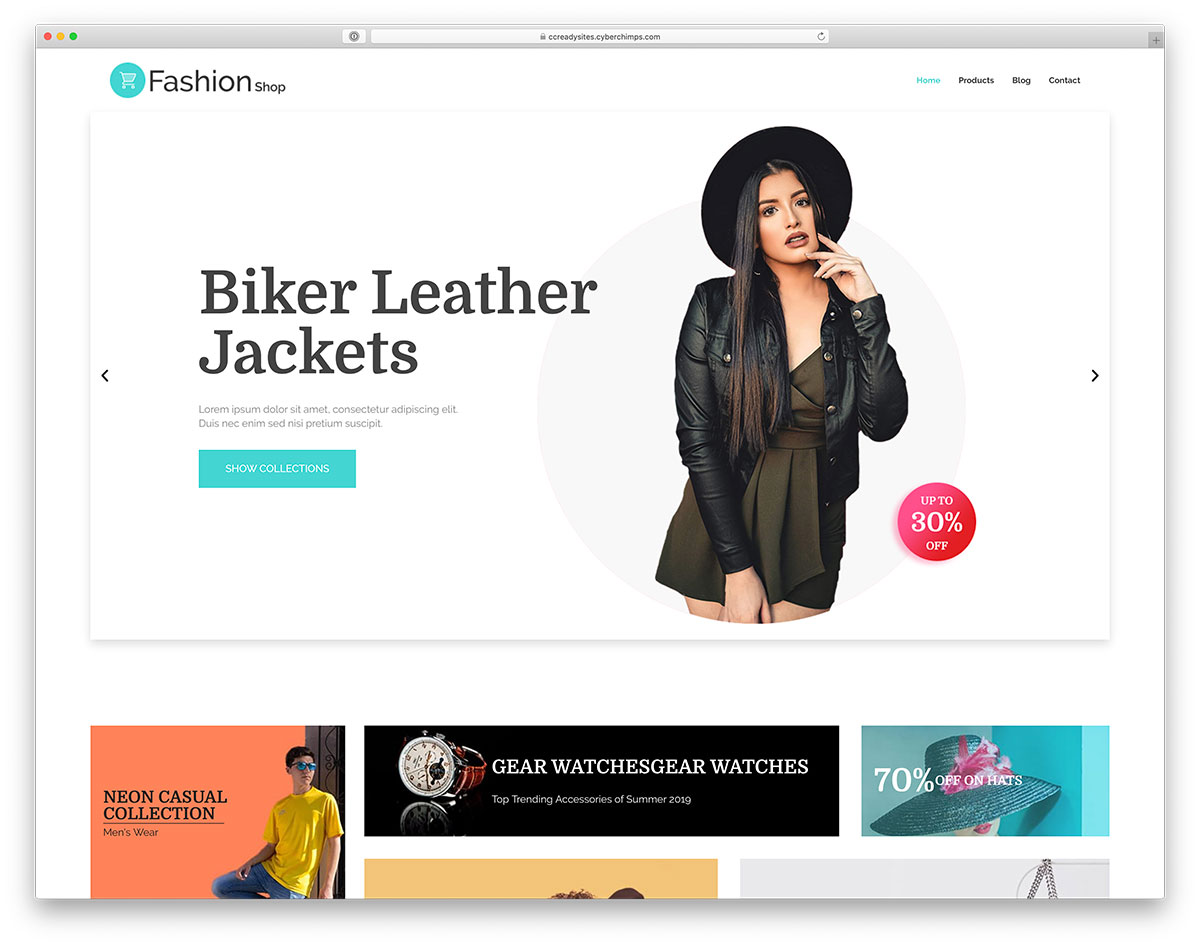 free fashion e-commerce theme