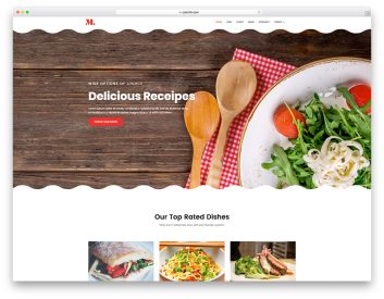 Restaurant free website template
