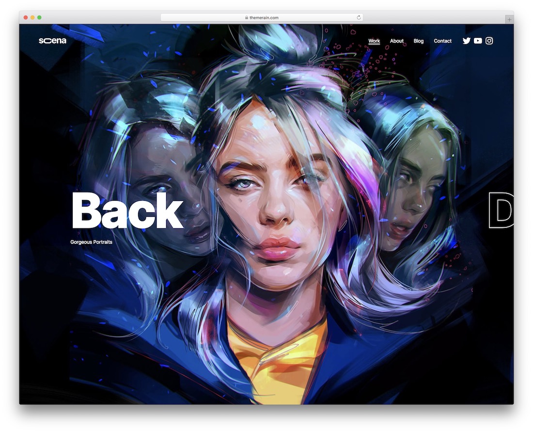scena wordpress gallery theme