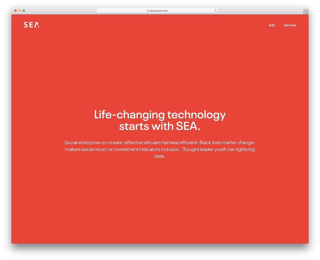 sea wordpress gallery theme