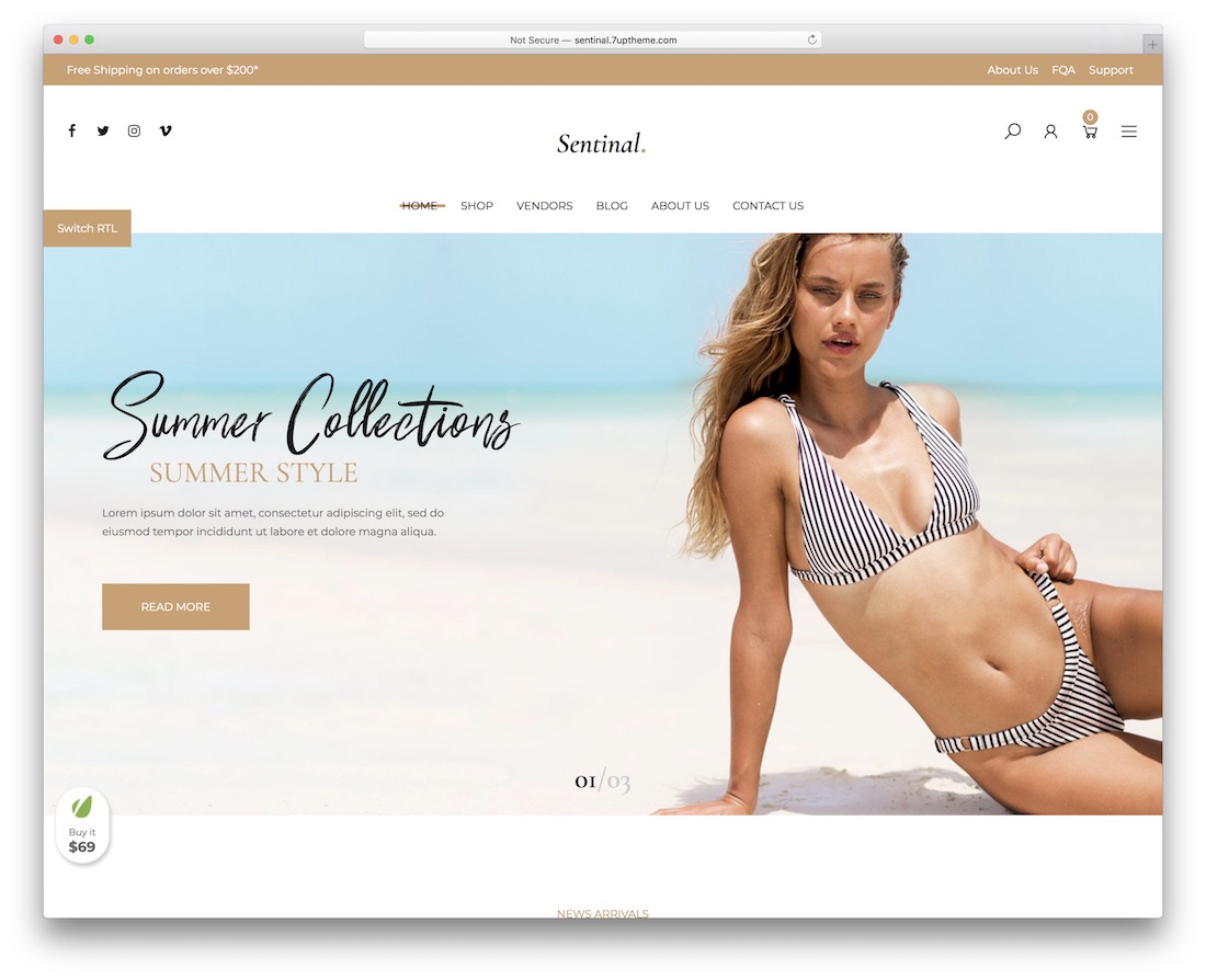 sentinal jewelry wordpress theme