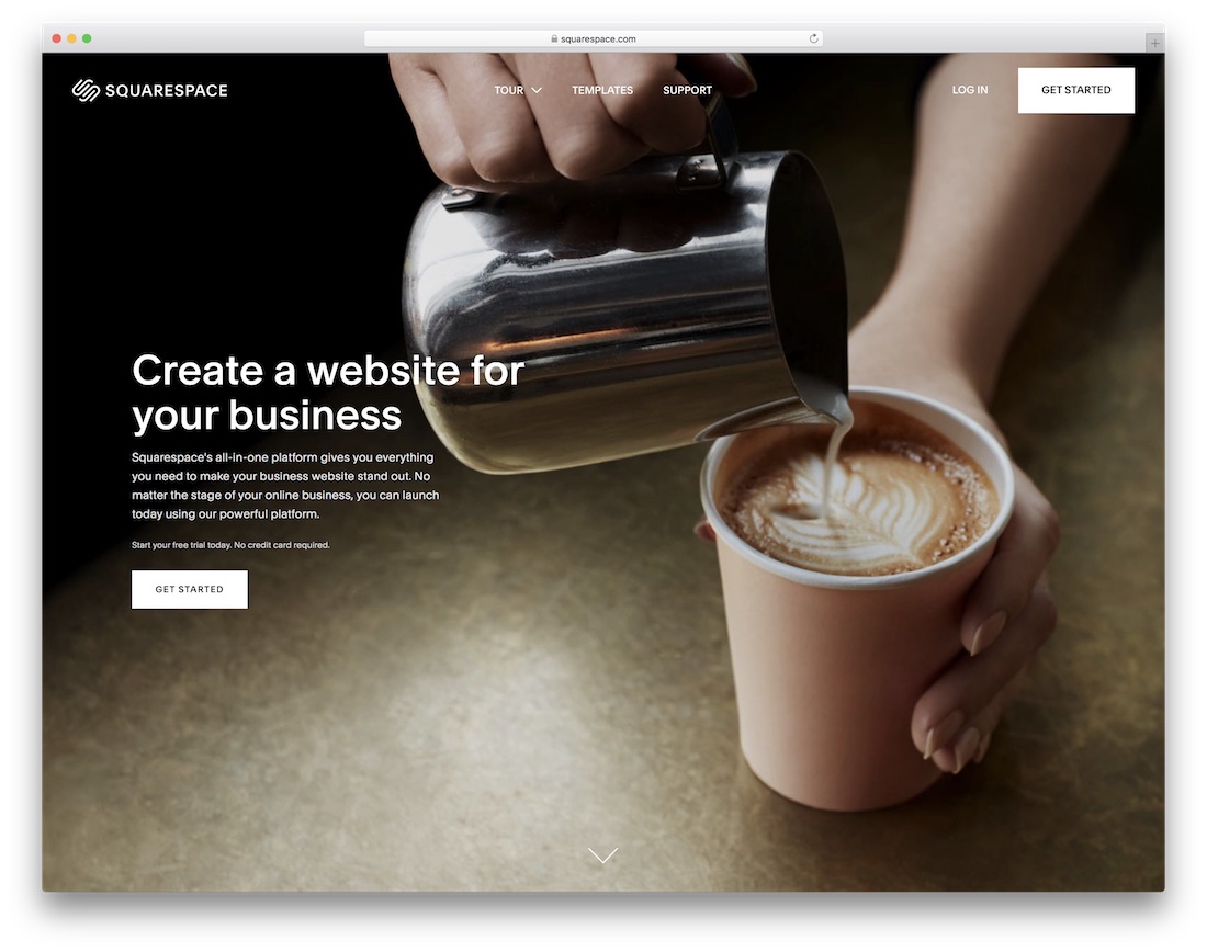 squarespace website builder for construction company