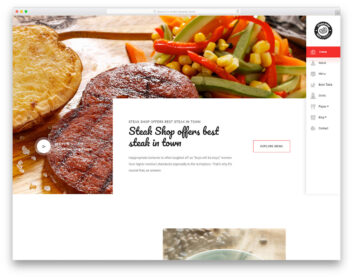 steakshop free template