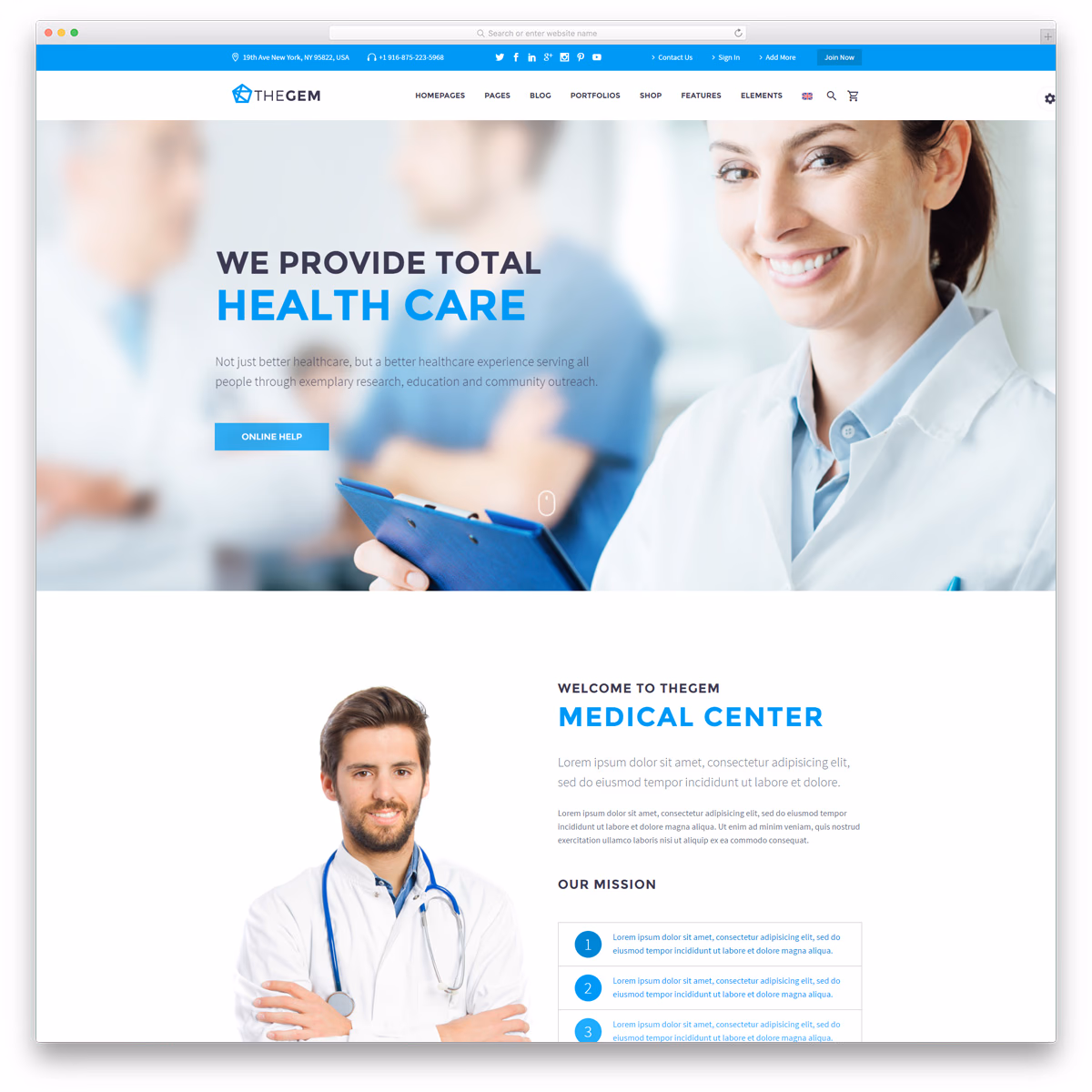 TheGem TheGem - simple medical WP theme