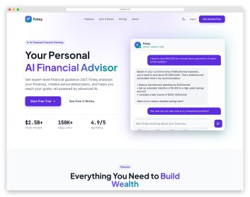 WealthWise template preview