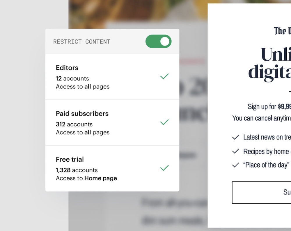 Webflow - membership website building using drag and drop