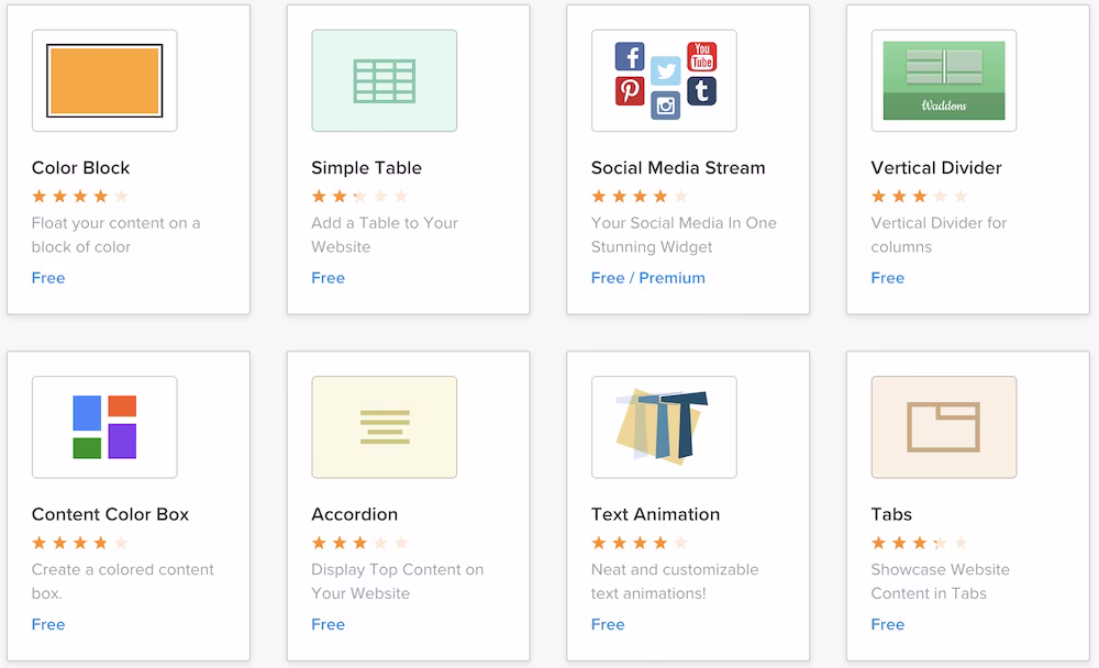 Weebly applications to extend drag and drop website builder functionality