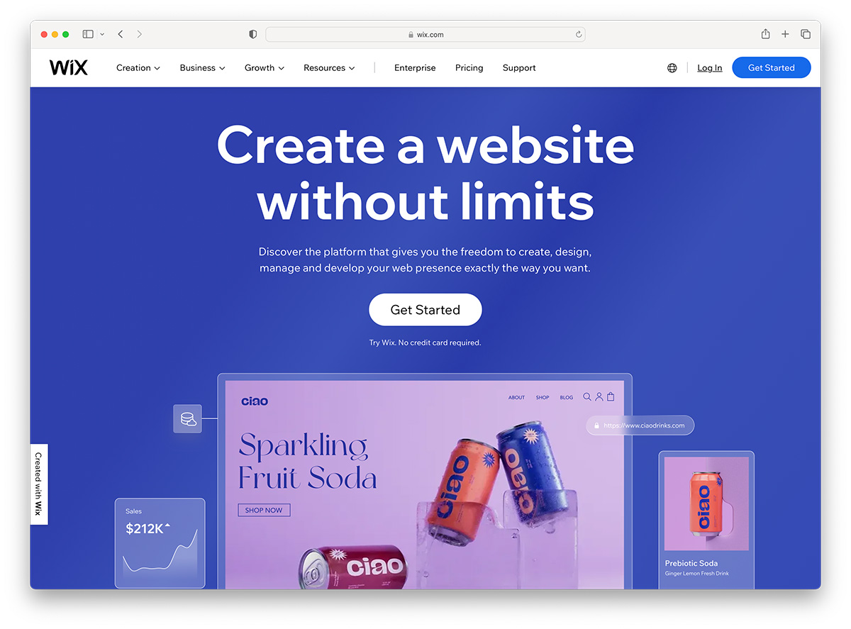 wix - best website builder for construction companies