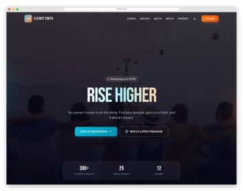 YouthConnect template preview